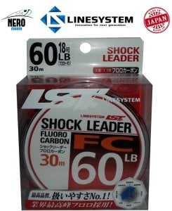 Linesystem Shock Leader FC 30mt. 60LB. 30 Mt.