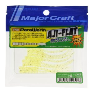 MC Para Worm PW-AJIFLAT 2.8'' #60 Chart Gold Flake