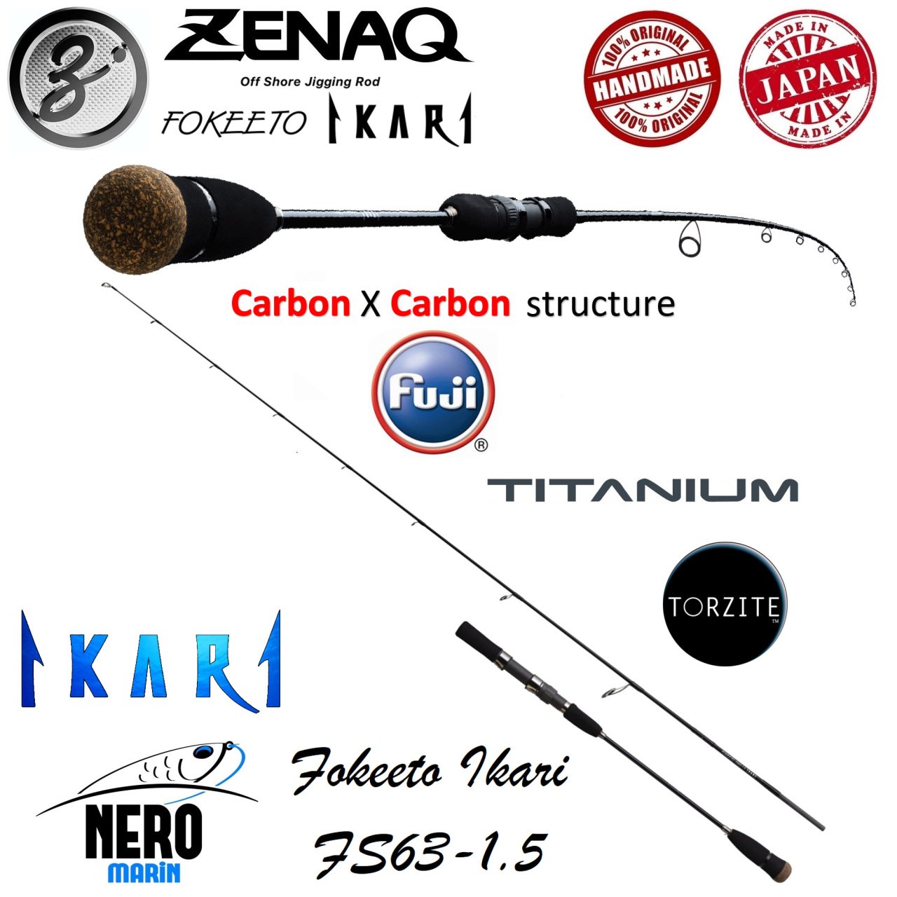 Zenaq FOKEETO IKARI FS63-1.5 | Japan Fishing