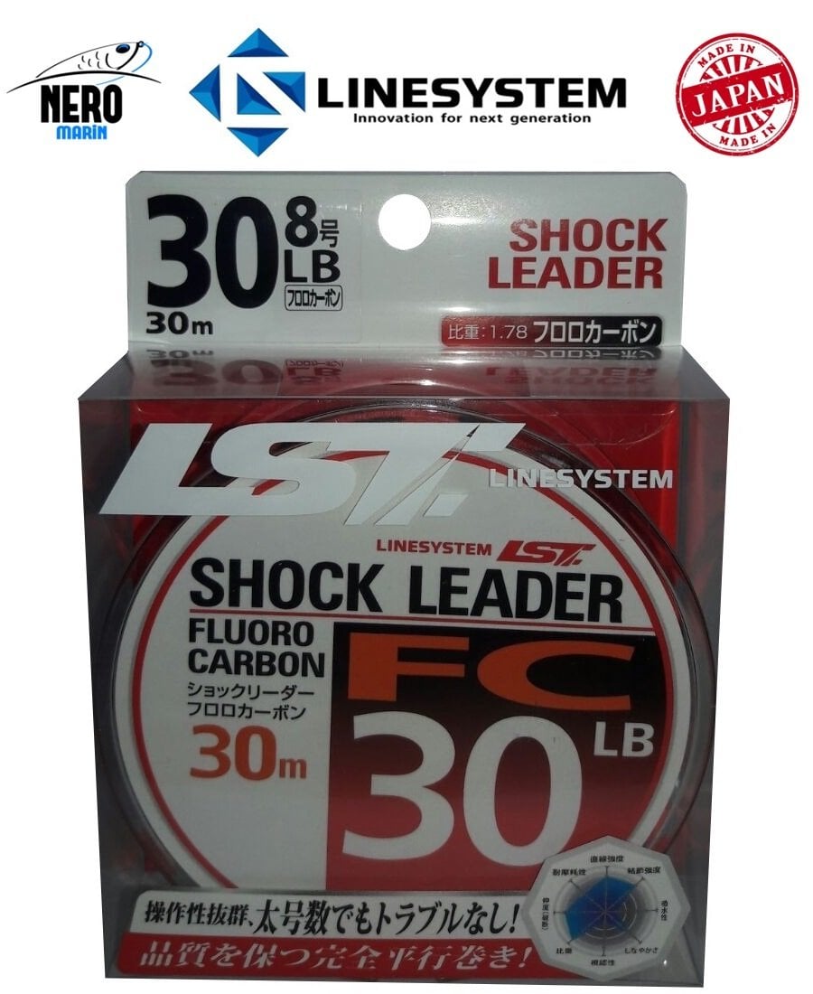 Linesystem Shock Leader FC 30mt. 30LB. 30 Mt.