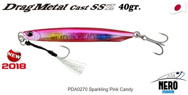 Drag Metal Cast Super Slim SSZ Jig 40gr. PJA0270 / Sparkling Pink Candy
