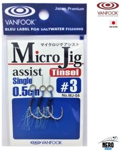 Vanfook Tekli Micro Jig Assist İğne MJ-04 #3 (3 pcs./pack)