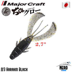 MC BKP-Claw Slilikon Yem 2.7 #003 HARAKIN BLACK