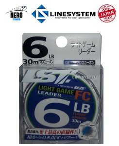 Linesystem Light Game Leader FC 30mt. 6LB.