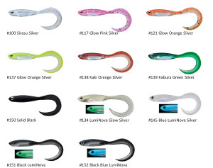 Flash J Curly 2'' SW #139 Kabura Green Silver