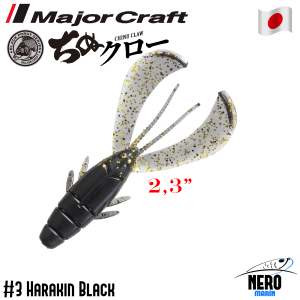 MC BKP-Claw Slilikon Yem 2.3 #003 HARAKIN BLACK