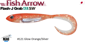 Flash J Grab 4.5'' SW #121 Glow Orange Silver