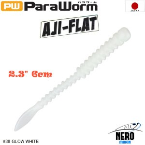 MC Para Worm PW-AJIFLAT 2.3'' #38 Glow White