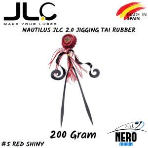 JLC Nautilus 2.0 Tai Rubber 200gr. #5 Red Shiny