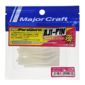 MC Para Worm PW-AJIPIN 3'' #38 Glow White