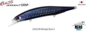 Realis Jerkbait 120SP DHA3138 Midnight Black II