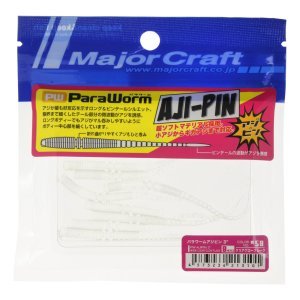 MC Para Worm PW-AJIPIN 2.5'' #58 Clear Glow Flake