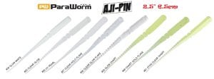 MC Para Worm PW-AJIPIN 2.5'' #57 Clear Hollow Flake