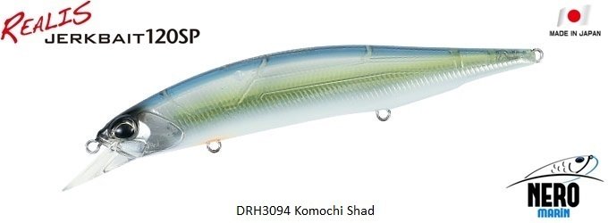 Realis Jerkbait 120SP DRH3094 Komochi Shad