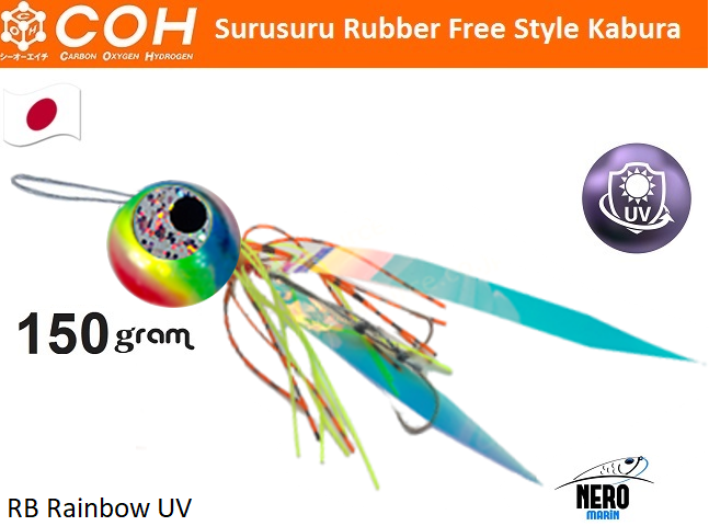 COH Kabura Slider Tai Rubber Jig 150gr. RB
