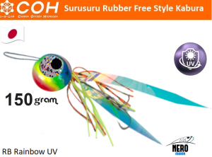 COH Kabura Slider Tai Rubber Jig 150gr. RB