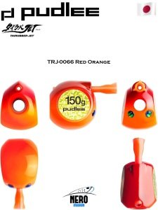 Pudlee Tai Rubber JET 150g TRJ-0066 Red Orange