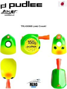 Pudlee Tai Rubber JET 150g TRJ-0068 Lime Chart