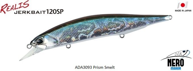 Realis Jerkbait 120SP ADA3093 Prism Smelt