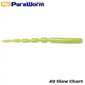 MC Para Worm PW-AJI 2'' #40 Glow Chart