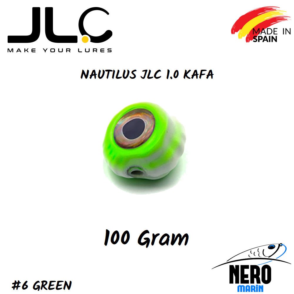 JLC Nautilus 1.0 Tai Rubber Yedek Kafa 100gr. #6 Green