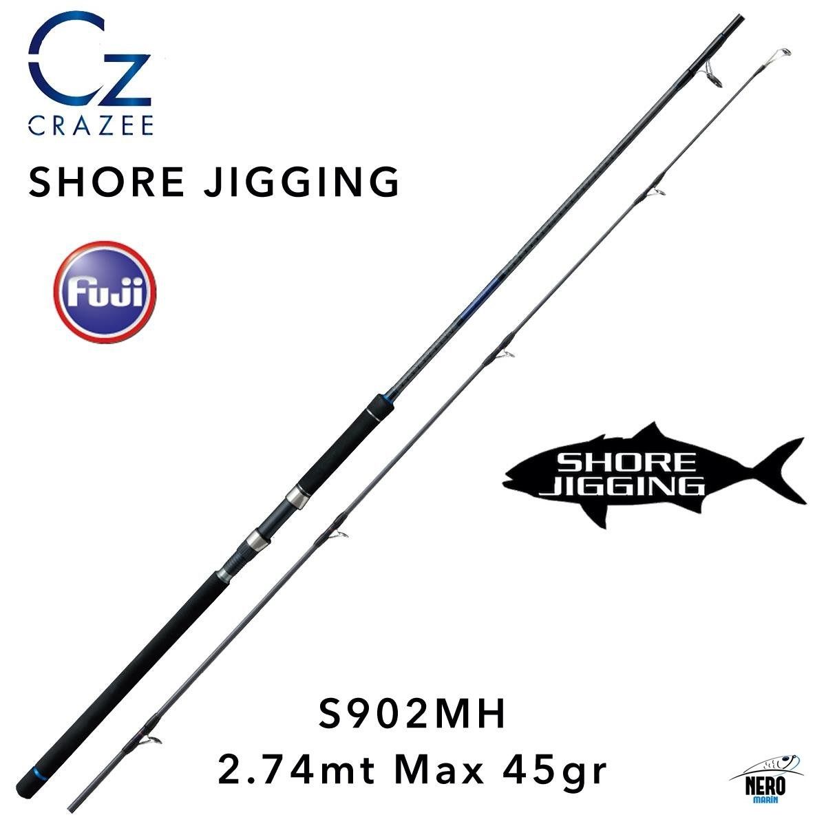 Crazee Shore Jig S902MH 2,74mt. / Max. 45gr..