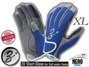 Zenaq Eldiven 3-D Short Glove Blue/2L