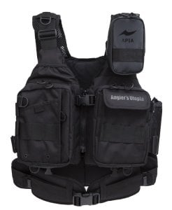 Apia Anglers Support Vest Ver.3 Black Black