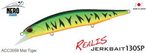 Realis Jerkbait 130SP ACC3059 Mat Tiger