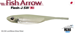 Flash J 1'' SW #134 LumiNowa Glow Silver