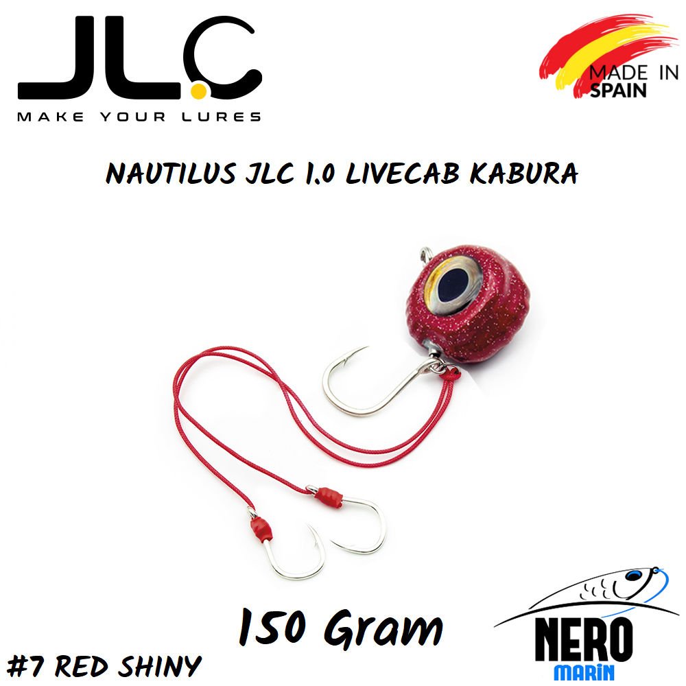 JLC Nautilus 1.0 Live Kab Canlı Yem İçin Kaburar 150gr. #7 Red Shiny