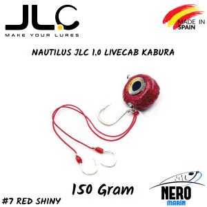 JLC Nautilus 1.0 Live Kab Canlı Yem İçin Kaburar 150gr. #7 Red Shiny