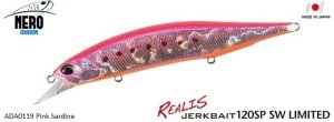 Realis Jerkbait 120SP SW ADA0119 Pink Sardine