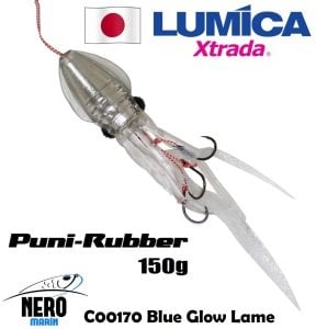 Lumica Xtrada Puni Rubber Tai Rubber Slider 150g. C00170 Blue Glow Lame
