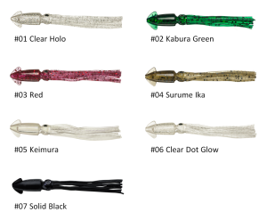 Flash J Squid 3.5'' SW #02 Kabura Green