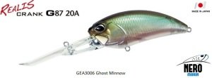 Duo Realis Crank G87 20A  GEA3006 / Ghost Minnow