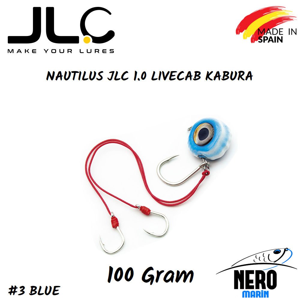 JLC Nautilus 1.0 Live Kab Canlı Yem İçin Kaburar 100gr. #3 Blue
