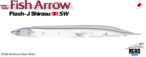 Flash J Shirasu 3'' SW #146 Keimura Clear Silver