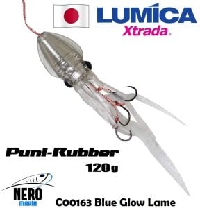 Lumica Xtrada Puni Rubber Tai Rubber Slider 120g. C00163 Blue Glow Lame