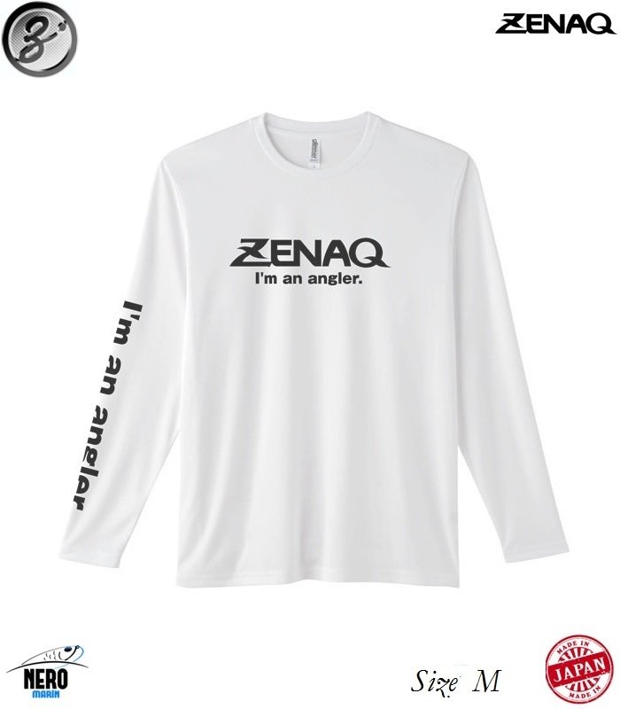 Zenaq Dry Long T-Shirts (Zenaq Logo White/M)