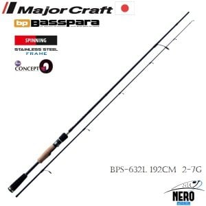 MC Basspara Spin Kamış 2 Eşit Parça BPS-632L 192cm 2-7g