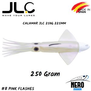 JLC Calamar Silikon Kalamar 250gr. #8 Pink Flashes