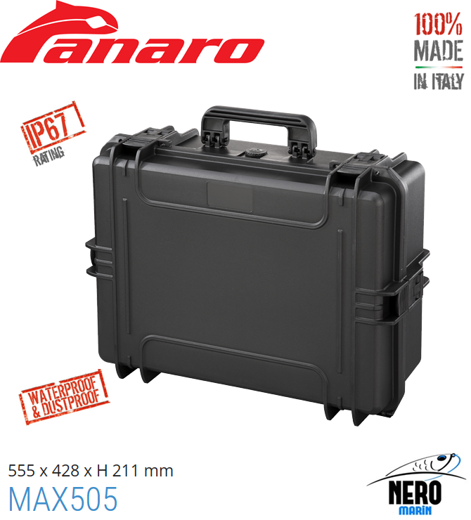 Panaro Max 505S Çanta 555*428*211mm. Siyah