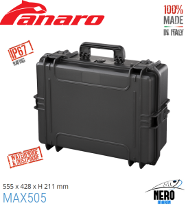 Panaro Max 505S Çanta 555*428*211mm. Siyah