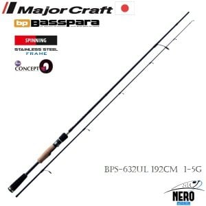 MC Basspara Spin Kamış 2 Eşit Parça BPS-632UL 192cm 1-5g