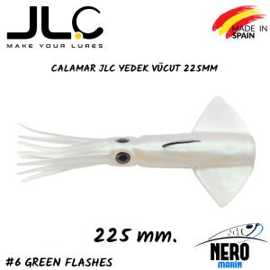 JLC Calamar Silikon Kalamar Yedek Vücut #6 Green Flashes