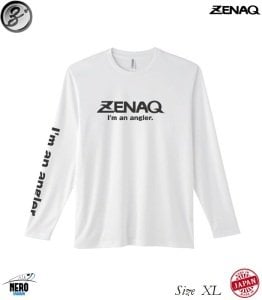 Zenaq Dry Long T-Shirts (Zenaq Logo White/XL)