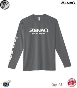 Zenaq Dry Long T-Shirts (Zenaq Logo Dark Grey/M)