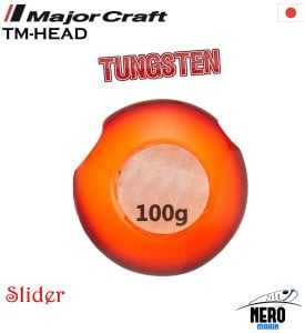 MC TMTG-Tungsten Head Slider 100g #02 Orange Red
