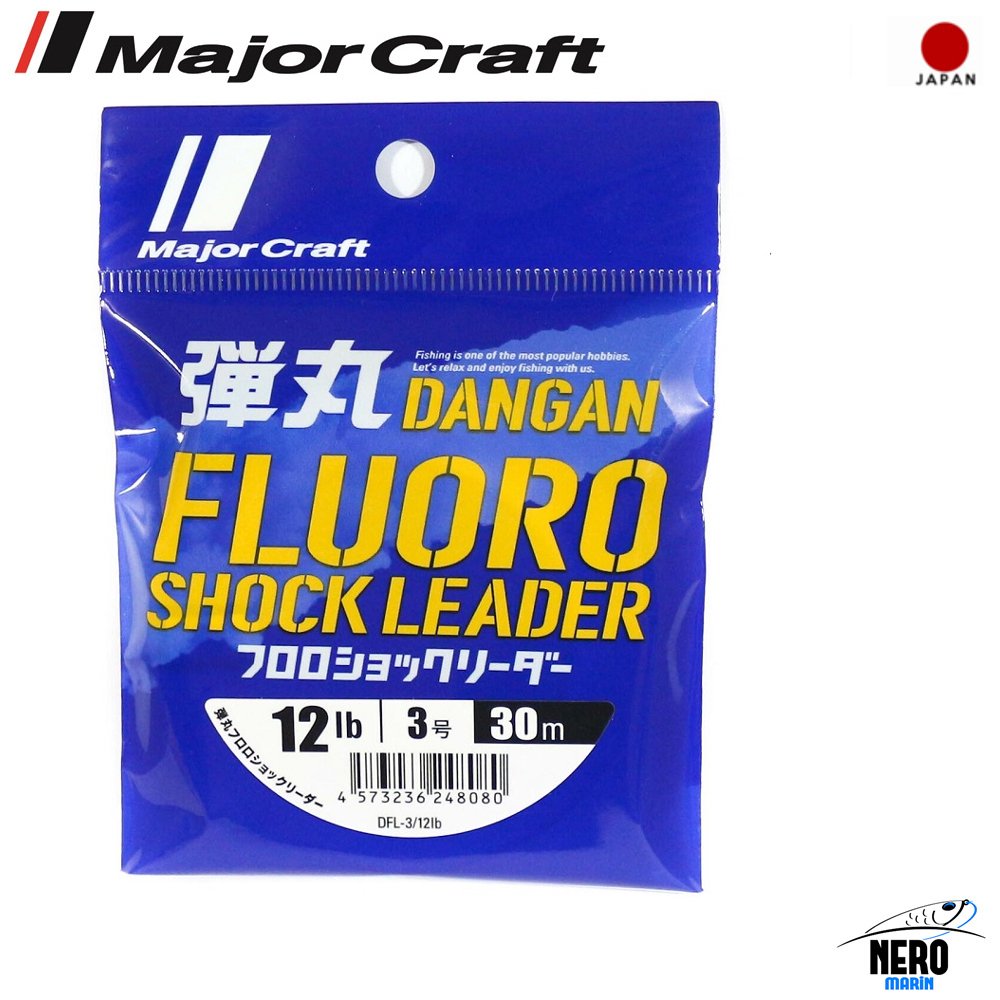 MC Dangan Fluoro Shock Leader DFL 3.0/0.285mm./12Lb/6.2kg./30mt.